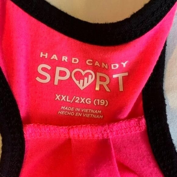Hard Candy Sport Pink Racerback Tank Top I Got This Graphic XXL/2XG Polyester Wo - Picture 2 of 6
